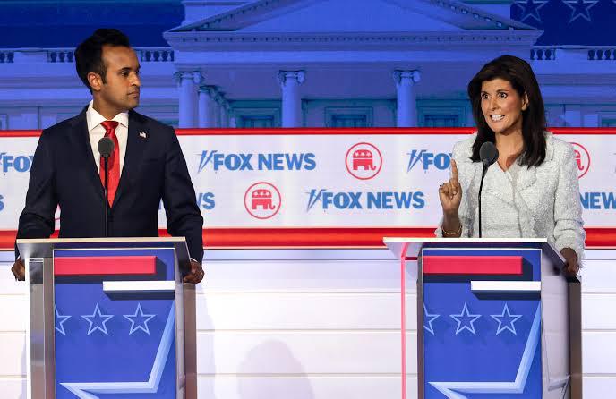 Nikki Haley and Vivek Ramaswamy, Candidates for president